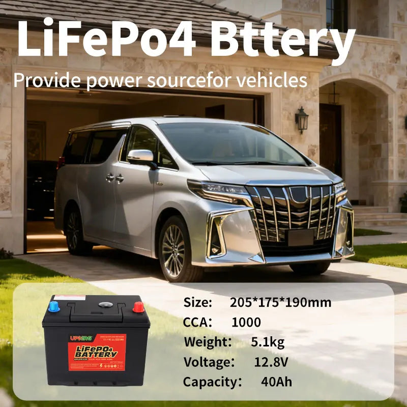 12V 40Ah LiFePO4 Battery - Image 2