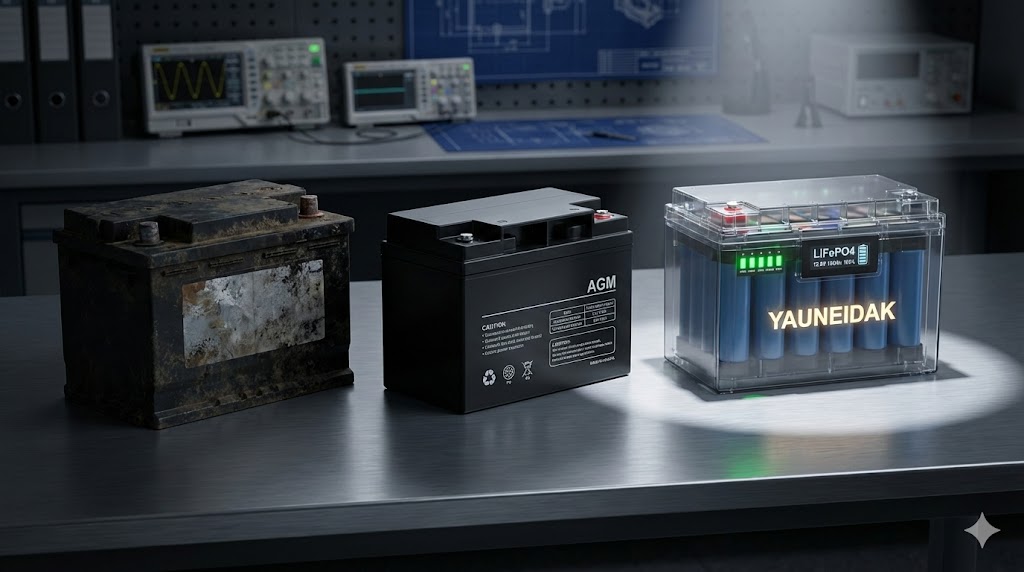 12V Battery Guide: STD vs. AGM vs. LiFePO4 – Which Power Solution Wins?