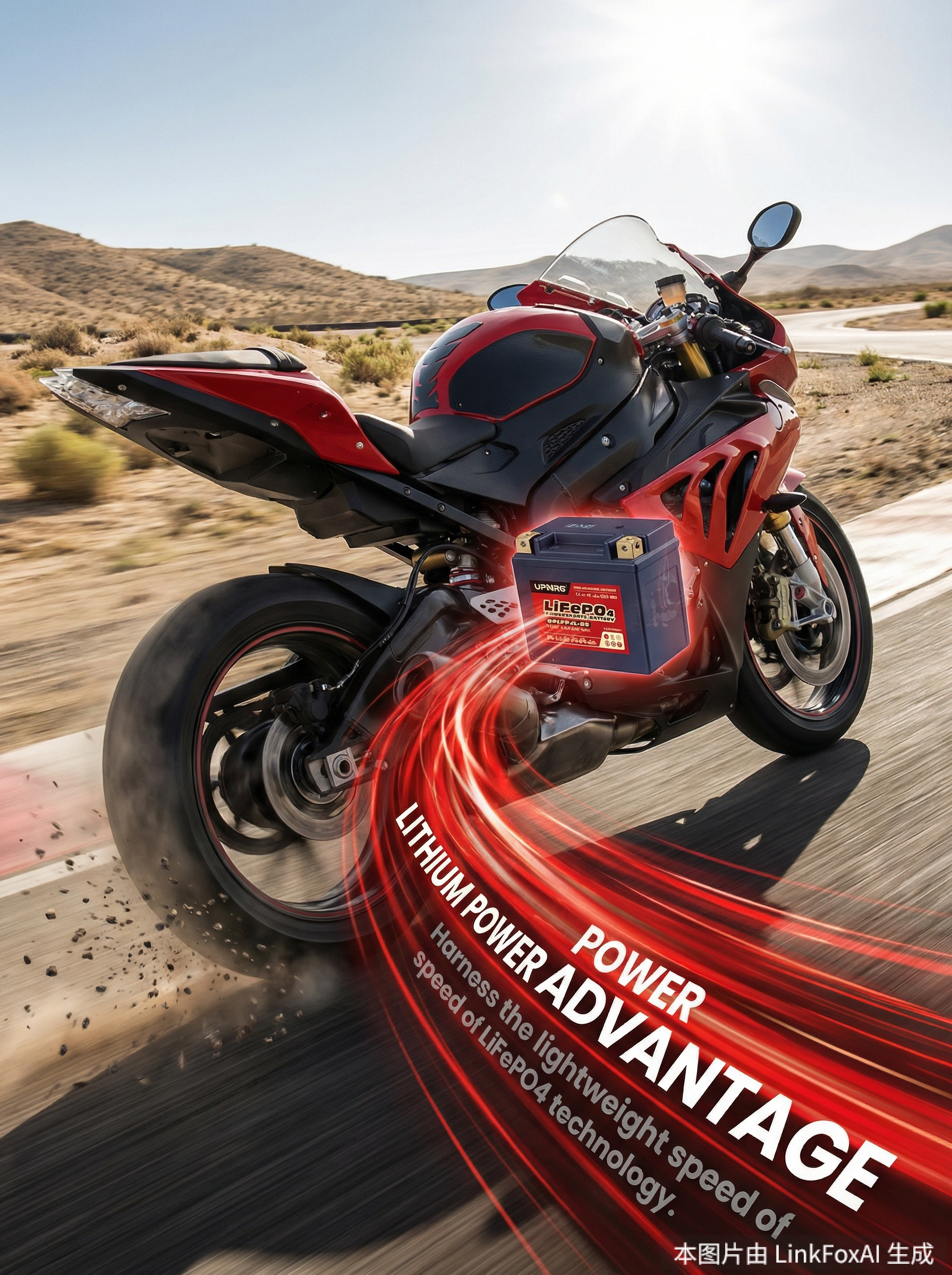 Motorcycle lithium batteries